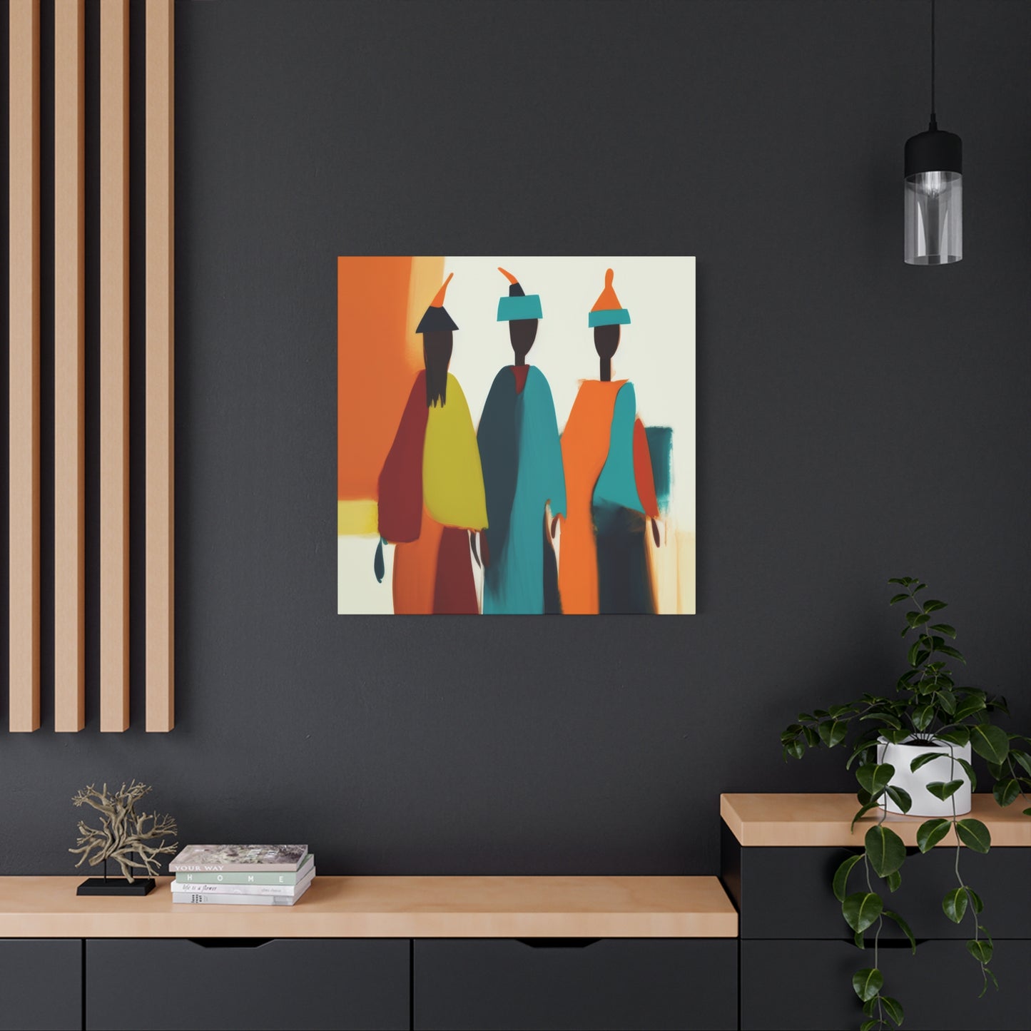 Tableau: Les Passeurs de Couleurs