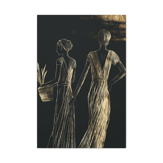 Les Alliées – tableau sur toile