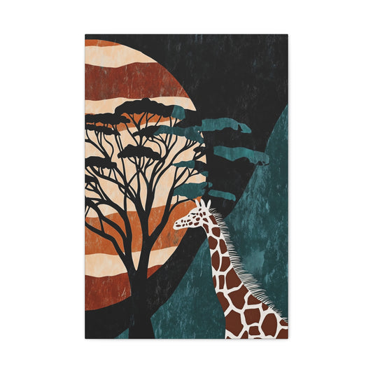 Aube animale – tableau sur toile