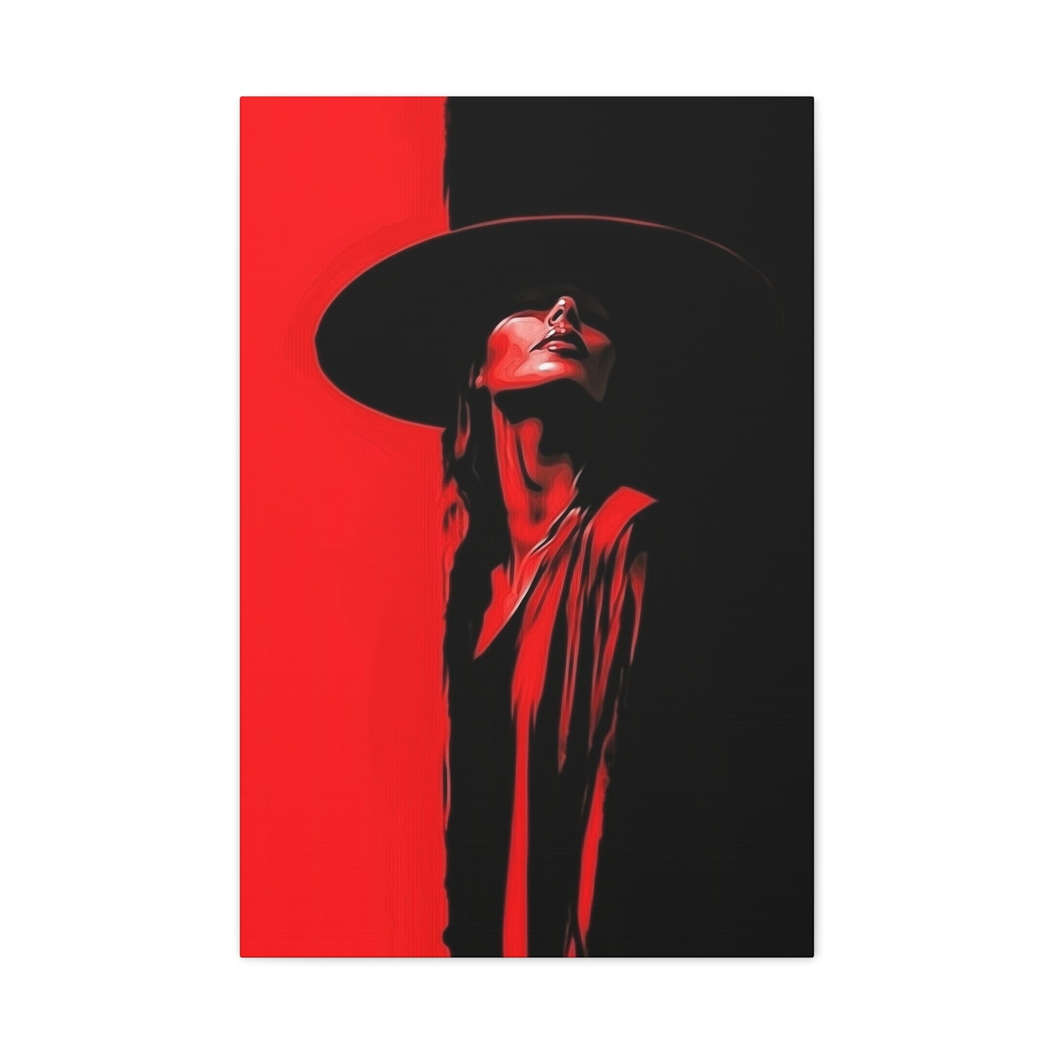 Rouge Absolue – tableau sur toile