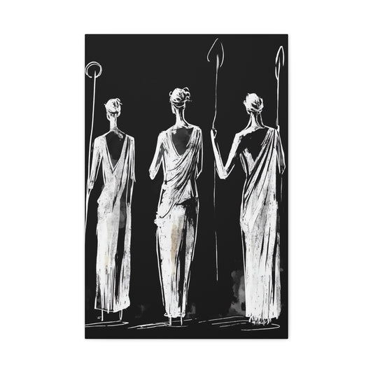 Gardiennes des mondes – tableau sur toile