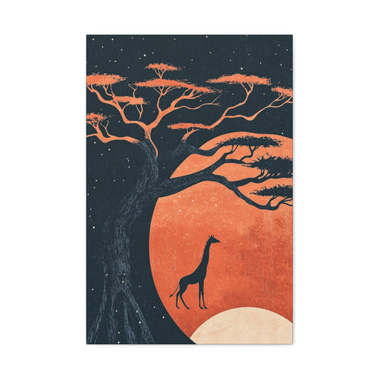 Sous l'Arbre des Étoiles – tableau sur toile