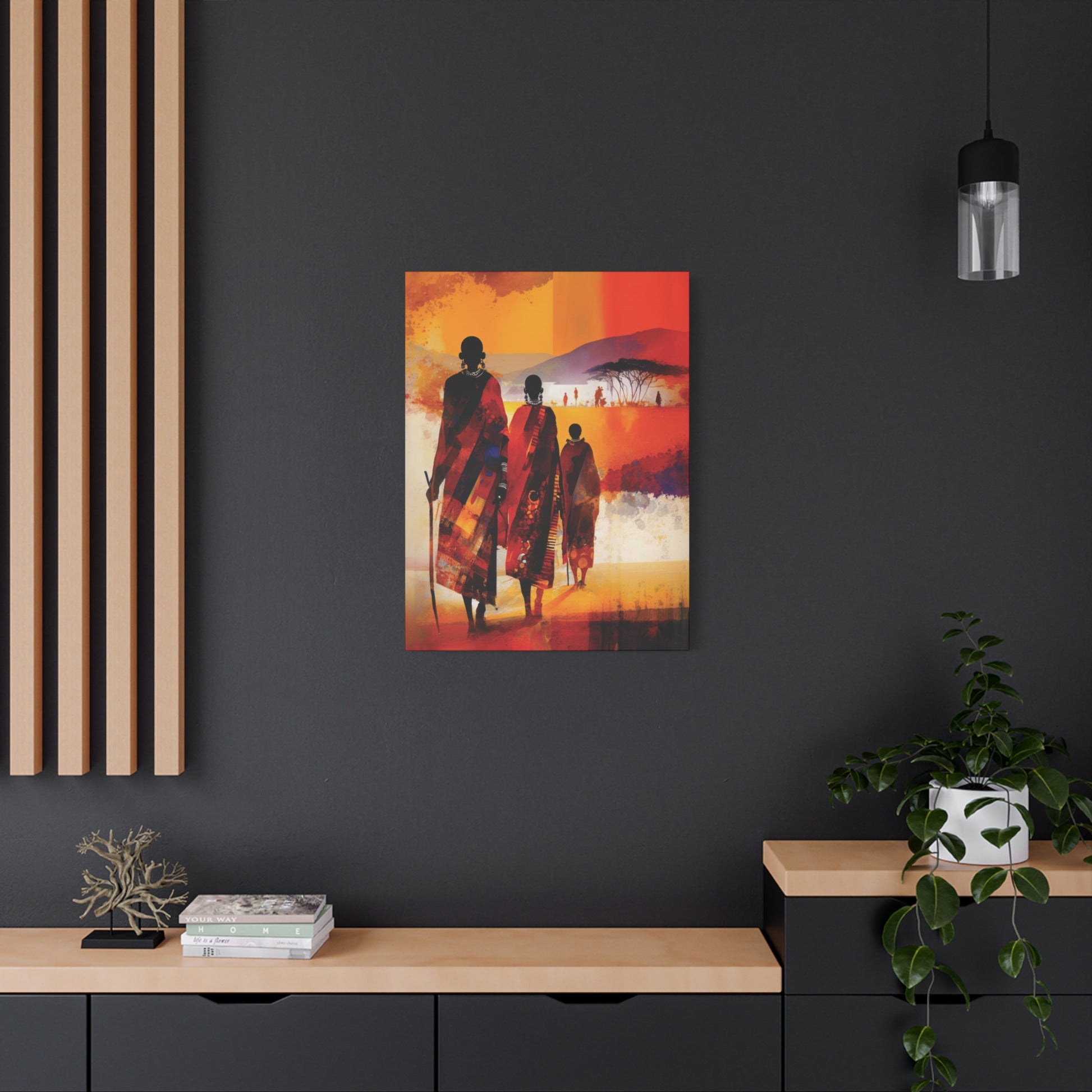 toile paysage d'afrique