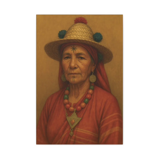 Tameɣart - 20″ x 30″ (Vertical) / 1.25’’ - Canvas
